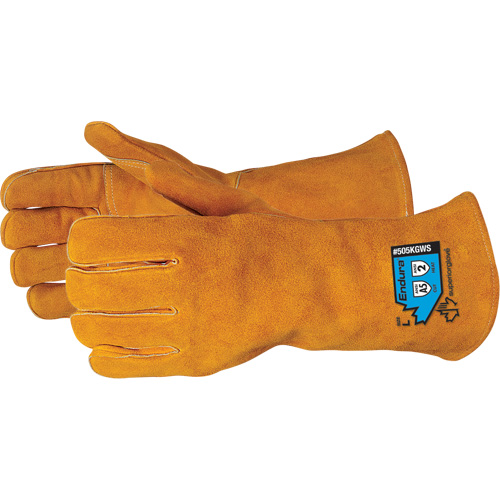 Endura&reg; Deluxe Cut-Resistant Welding Gloves, Split Cowhide, Size Small Canadian Safety Group Inc.