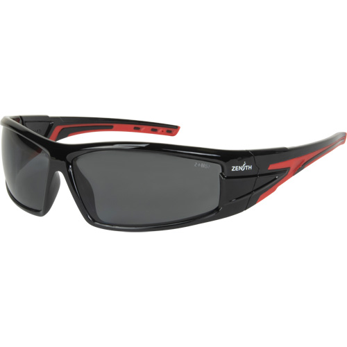 Lunettes de s&eacute;curit&eacute; de s&eacute;rie Z3300, Lentille Grise/fum&eacute;e, Anti-&eacute;gratignures/Polaris&eacute;, ANSI Z87+/R&eacute;pond ou surpasse la norme CSA Z94.3 Canadian Safety Group Inc.