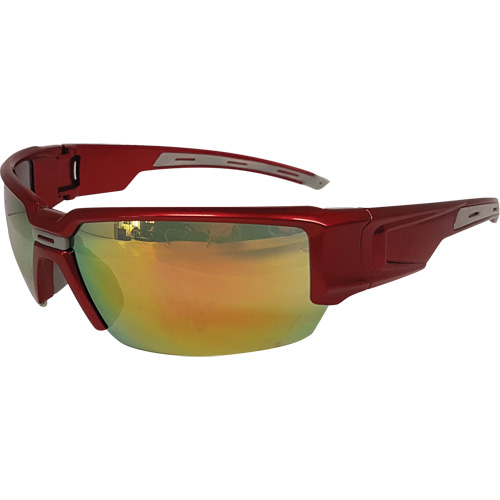 Hartley Safety Glasses, Red Lens, Meets/Exceeds CSA Z94.3 Canadian Safety Group Inc.