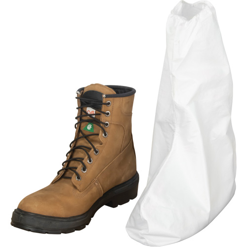 Couvre-bottes, Taille unique, Microporeux, Blanc Canadian Safety Group Inc.