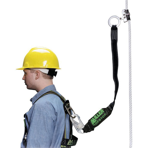 Coulisseau de s&eacute;curit&eacute; trainant, Avec longe Canadian Safety Group Inc.
