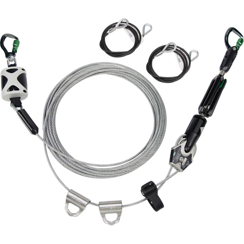 Temporary Horizontal Lifeline, Galvanized Cable Canadian Safety Group Inc.