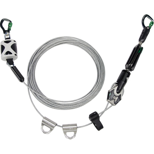 Temporary Horizontal Lifeline, Galvanized Cable Canadian Safety Group Inc.