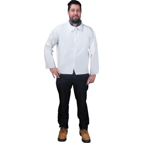 Chemise jetable, Microporeux, T-Grand, Blanc Canadian Safety Group Inc.