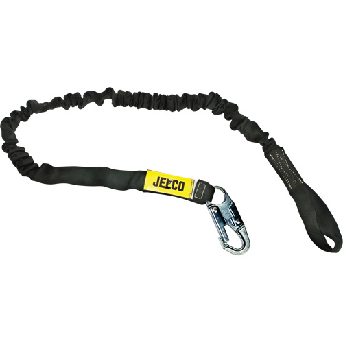 Longe &agrave; amortisseur de choc r&eacute;sistant &agrave; larc &eacute;lectrique, 6', Point d'ancrage &agrave; Mousqueton verrouillable, Boucle d'&eacute;tranglement aux jambes, Nylon Canadian Safety Group Inc.