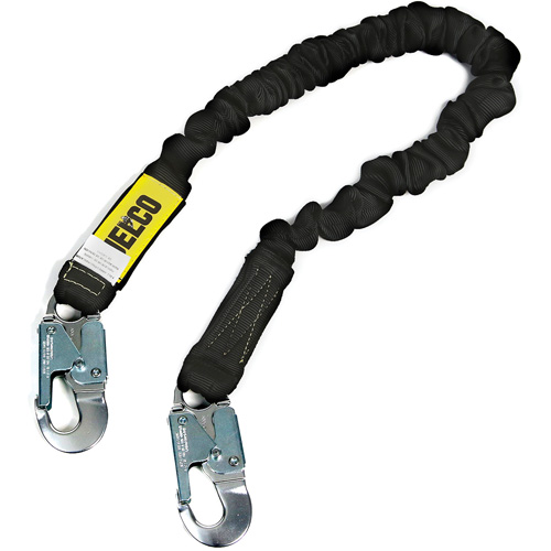 Arc Flash Lanyard, 6', Locking Snap Hook Center, Locking Snap Hook Leg Ends, Nylon Canadian Safety Group Inc.