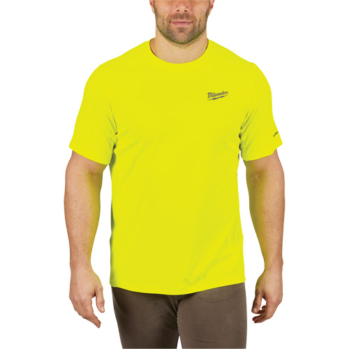 Workskin Lightweight High Visibility Shirt, Men's, Small, Yellow Canadian Safety Group Inc.