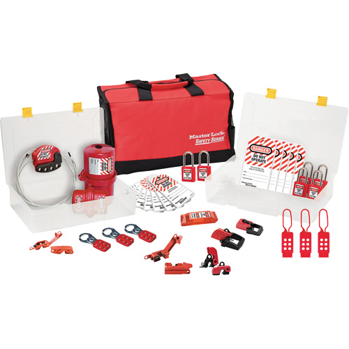 Premier Lockout Kit with Zenex Thermoplastic Locks, Electrical Kit, 27 Components Canadian Safety Group Inc.