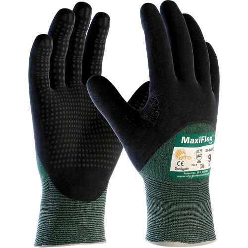 Gants r&eacute;sistant aux coupures ATG MaxiFlex Cut, Taille T-Grand, Calibre 15, Rev&ecirc;tement Nitrile, Enveloppe en Fil technique, ASTM ANSI niveau A2/EN 388 niveau 3/EN 388 niveau B Canadian Safety Group Inc.