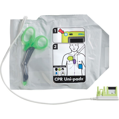 &eacute;lectrodes RCR pour adultes & enfants Uni-Padz, Zoll AED 3 Pour, Classe 4 Canadian Safety Group Inc.