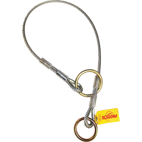 Cable Dual-Ring Adaptor, Tie-Off, Temporary Use Canadian Safety Group Inc.