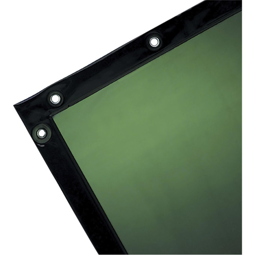Welding Curtain, 72" x 96", Moderate Transparency, Green Canadian Safety Group Inc.