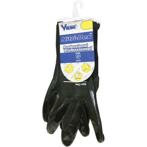 Gants de travail Nitri-Dex, Taille 7, Rev&ecirc;tement Nitrile, Enveloppe en Polyester, EN 388 niveau 1 Canadian Safety Group Inc.