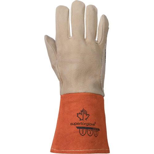 TIG Welding Gloves, Grain Deerskin, Size Medium Canadian Safety Group Inc.