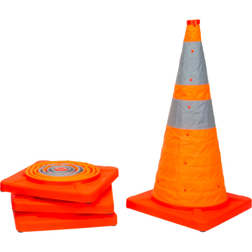 Collapsible Traffic Cone, 28" H, Orange Canadian Safety Group Inc.