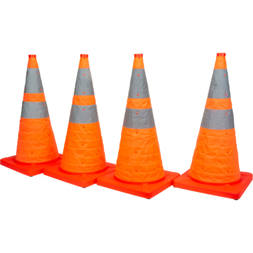 Collapsible Traffic Cone, 28" H, Orange Canadian Safety Group Inc.