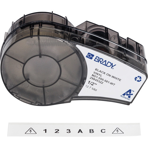 Repositionable Multi-Purpose Labels with Ribbon, Black Canadian Safety Group Inc.