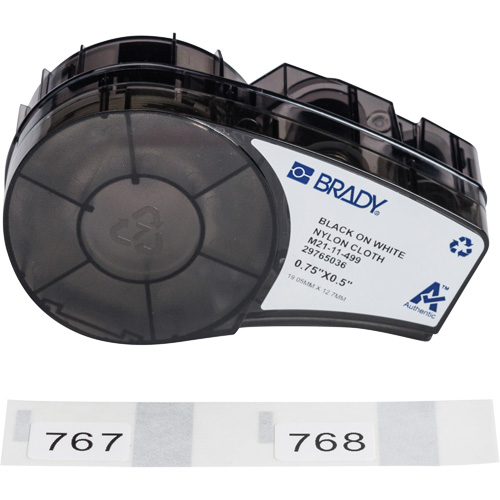 Aggressive Adhesive Multi-Purpose Labels with Ribbon, Black Canadian Safety Group Inc.