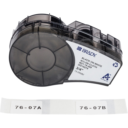 Aggressive Adhesive Multi-Purpose Labels with Ribbon, Black Canadian Safety Group Inc.