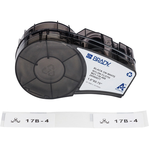 Aggressive Adhesive Multi-Purpose Labels with Ribbon, Black Canadian Safety Group Inc.