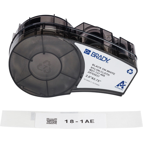 Aggressive Adhesive Multi-Purpose Labels with Ribbon, Black Canadian Safety Group Inc.