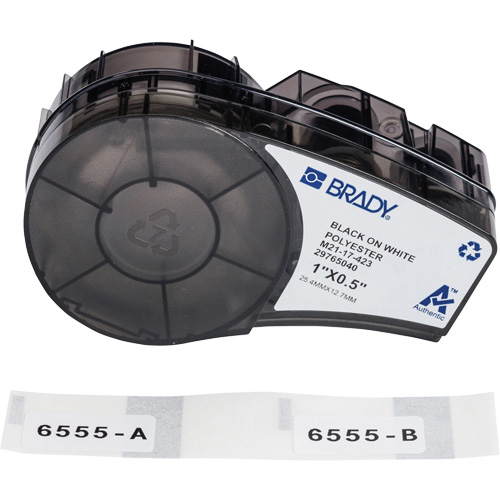 &eacute;tiquettes polyvalentes avec ruban pour environnements hostiles, Noir Canadian Safety Group Inc.