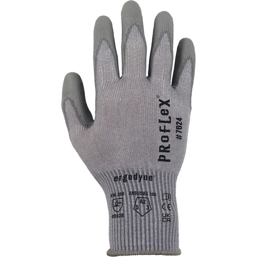 Gants r&eacute;sistant &agrave; la coupe Proflex 7024, Taille Petit, Calibre 13, Rev&ecirc;tement Polyur&eacute;thane, Enveloppe en Polyester/PEHP/Spandex, ASTM ANSI niveau A2/EN 388 niveau B Canadian Safety Group Inc.