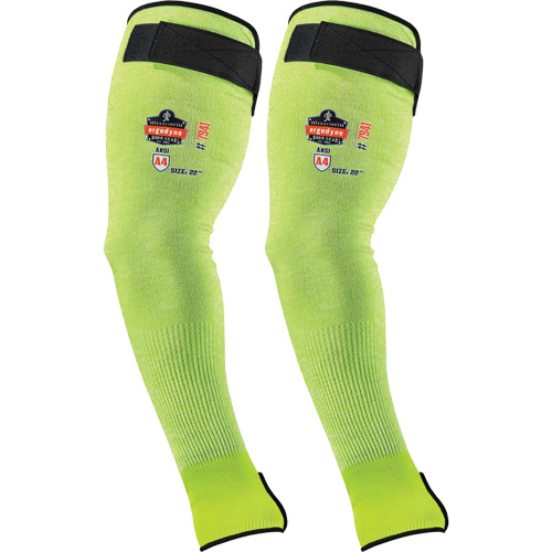 Manche de protection contre la coupe ProFlex 7941-PR, TenaLux, 18", ASTM ANSI niveau A4/EN 388 niveau D, Lime haute visibilit&eacute; Canadian Safety Group Inc.