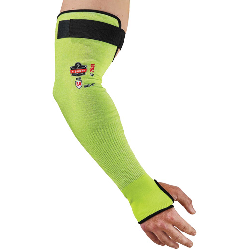 Manche de protection contre la coupe ProFlex 7941-PR, TenaLux, 18", ASTM ANSI niveau A4/EN 388 niveau D, Lime haute visibilit&eacute; Canadian Safety Group Inc.