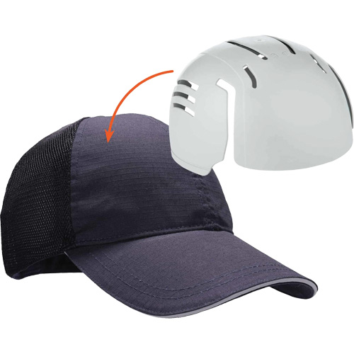 Casquette de baseball standard Skullerz 8946 avec encart, Bleu marin Canadian Safety Group Inc.