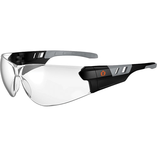Lunettes de s&eacute;curit&eacute; sans monture Skullerz SAGA, Lentille Transparent, Antibu&eacute;e/Anti-&eacute;gratignures, ANSI Z87+/R&eacute;pond ou surpasse la norme CSA Z94.3 Canadian Safety Group Inc.