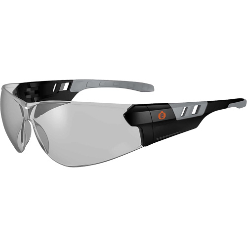 Lunettes de s&eacute;curit&eacute; sans monture Skullerz SAGA, Lentille Int&eacute;rieur/ext&eacute;rieur, Antibu&eacute;e/Anti-&eacute;gratignures, ANSI Z87+/R&eacute;pond ou surpasse la norme CSA Z94.3 Canadian Safety Group Inc.