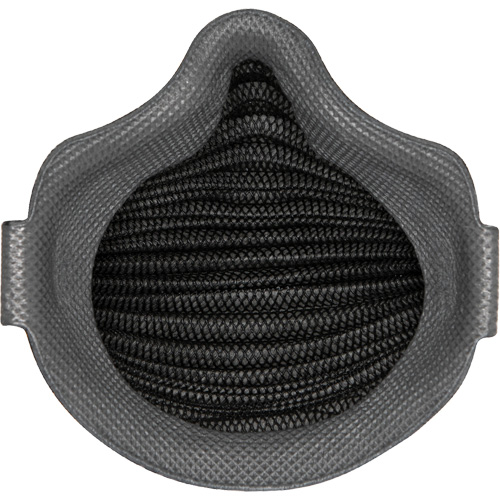 Masques jetables AirWave de la s&eacute;rie M noirs avec SmartStrap et bride compl&egrave;te en mousse, N95, Certifi&eacute; NIOSH, Moyen/grand Canadian Safety Group Inc.