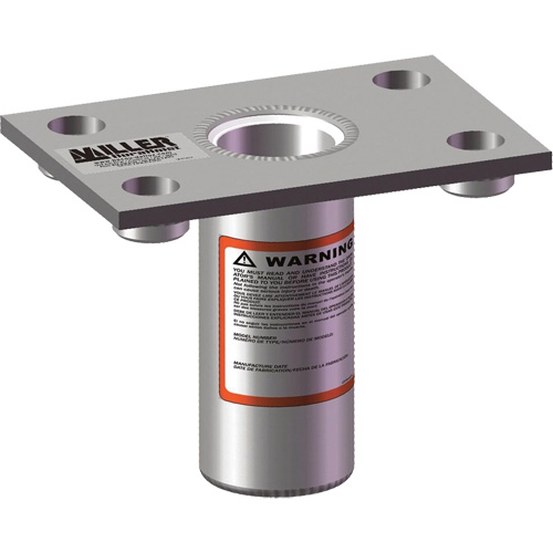 Manchon int&eacute;gr&eacute; au plancher de Miller Canadian Safety Group Inc.