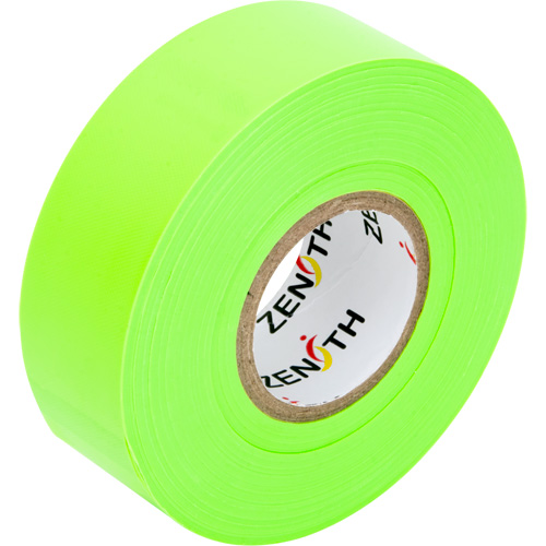 Flagging Tape, 1.1875" W x 164' L, Fluorescent Green Canadian Safety Group Inc.