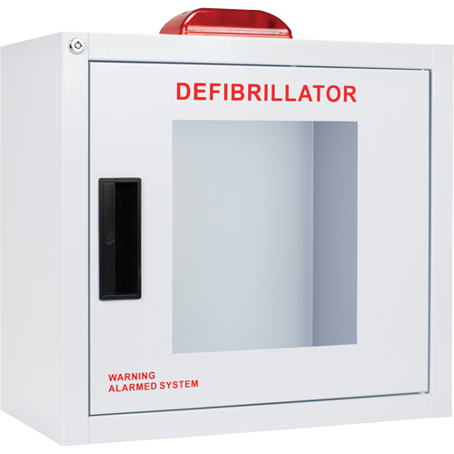 Grande armoire standard pour DEA avec alarme & stroboscope, Zoll AED Plus/Zoll AED 3/Cardio-Science/Physio-Control Pour, Non m&eacute;dical Canadian Safety Group Inc.