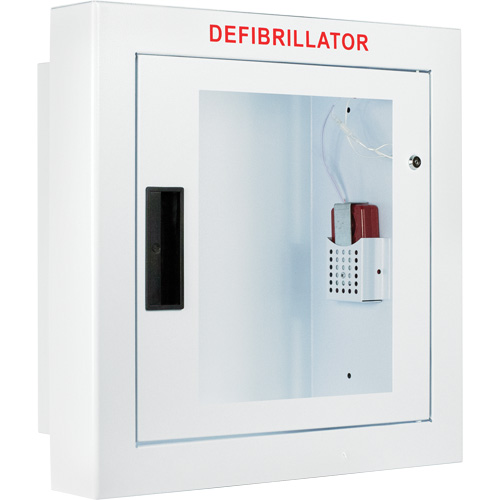 Grande armoire semi-encastr&eacute;e avec alarme, Zoll AED Plus/Zoll AED 3/Cardio-Science/Physio-Control Pour, Non m&eacute;dical Canadian Safety Group Inc.