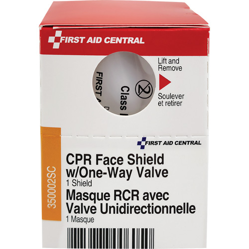 Recharge de visi&egrave;re RCR avec soupape unidirectionnelle SmartCompliance, Masque &agrave; usage unique, Classe 2 Canadian Safety Group Inc.