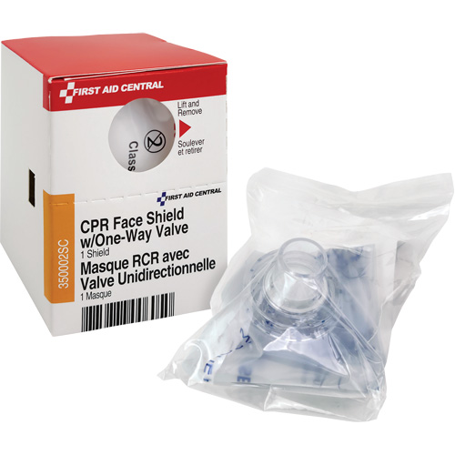 Recharge de visi&egrave;re RCR avec soupape unidirectionnelle SmartCompliance, Masque &agrave; usage unique, Classe 2 Canadian Safety Group Inc.
