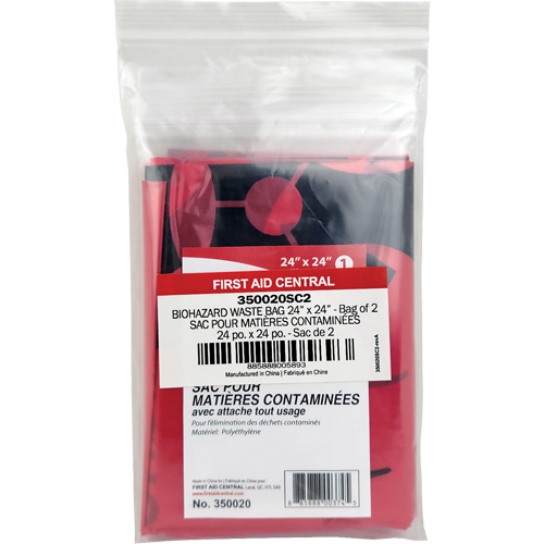 SmartCompliance&reg; Refill Waste Bags, Bio-Hazard, 24" L x 24" W Canadian Safety Group Inc.