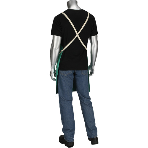 Dynamic Ironcat&reg; FR Cotton Sateen Apron, Bib, Green Canadian Safety Group Inc.