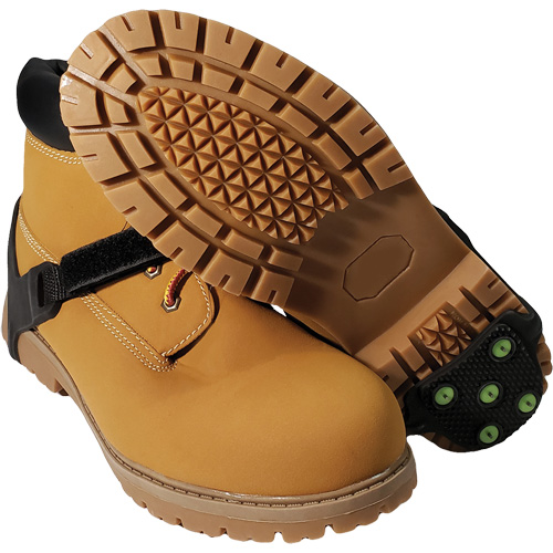 Icetred Heel Traction Device, Rubber/Tungsten Carbide, Stud Traction, One Size Canadian Safety Group Inc.
