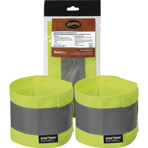 143A High-Visibility Adjustable Ankle Bands Canadian Safety Group Inc.