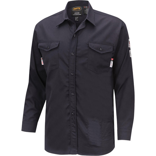 7742 Chemise de s&eacute;curit&eacute; ignifug&eacute;e FR-Tech, Petit, Bleu marin Canadian Safety Group Inc.