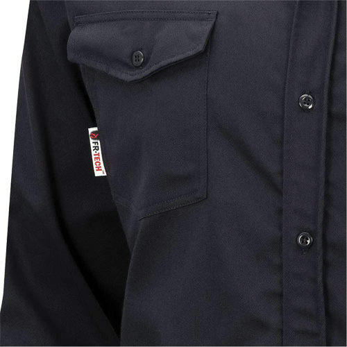 7742 Chemise de s&eacute;curit&eacute; ignifug&eacute;e FR-Tech, Petit, Bleu marin Canadian Safety Group Inc.