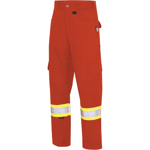 7765 FR-Tech&reg; 88/12 Arc Rated High-Visibility Safety Cargo Pants, 32, x 34, High Visibility Orange, 10 cal/cm² Canadian Safety Group Inc.