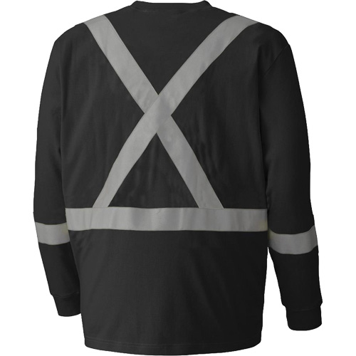 340SFA Chemise de s&eacute;curit&eacute; &agrave; manches longues ignifuge, Petit, Noir Canadian Safety Group Inc.