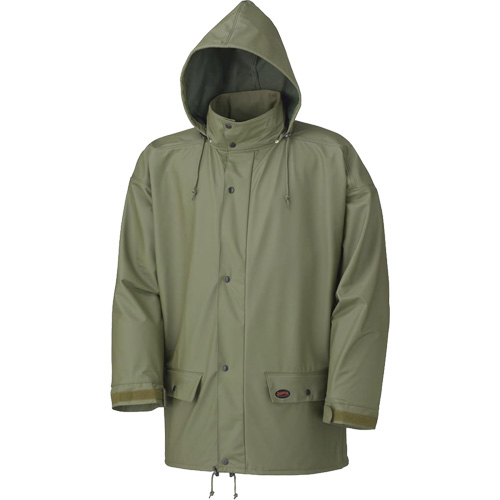 D7000 Veste imperm&eacute;able extensible, Polyur&eacute;thane, T-petit, Vert Canadian Safety Group Inc.
