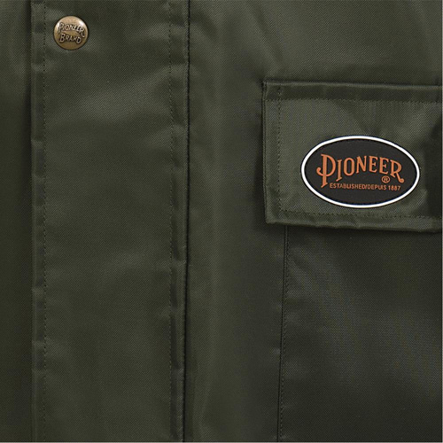 D8120J Manteau &agrave; capuchon ind&eacute;chirable Nailhead pour planteur d'arbres, Polyester/PVC, T-petit, Vert Canadian Safety Group Inc.