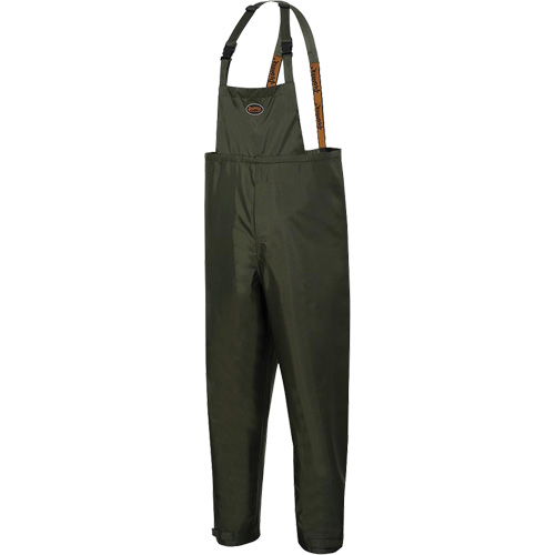 D8120P Nailhead Ripstop Tree Planter Bib Pants, X-Small, Polyester/PVC, Green Canadian Safety Group Inc.